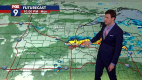 MN weather: Pocket late day, evening storms Monday