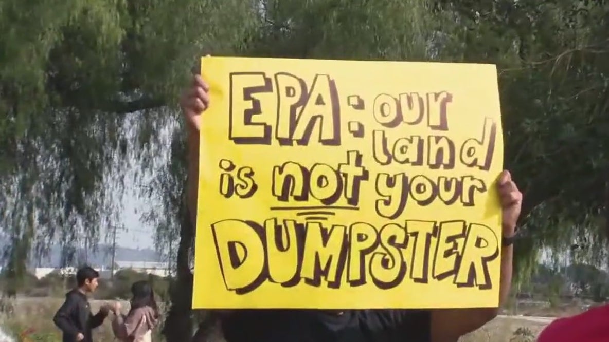 Residents protest toxic waste in Duarte