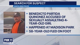 4-year-old girl sexually assaulted at a park in OC