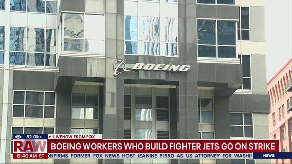 Boeing workers who build fighter jets go on strike. What we know