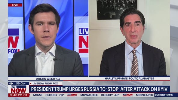 President Trump urges Russia to 'STOP!' after Kyiv attack