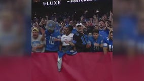 Lions fans chant 'Dan Miller' during post game wrap up in Houston