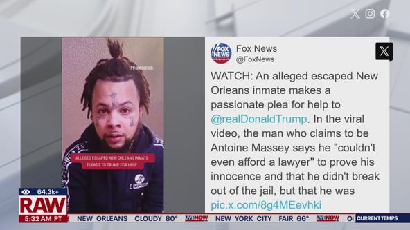 Authorities raid home where New Orleans jail escapee appeared to shoot video pleading for help: source