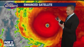 Calm weather for us; Massive Hurricane Melissa