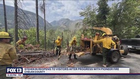 Stehekin reopens as crews step up Pioneer Fire containment