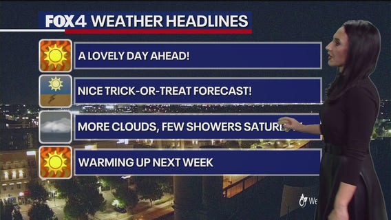 Dallas weather: Halloween morning forecast