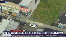 Teen shot in head in North Philly recording studio