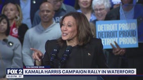 Vice President Kamala Harris on the campaign trail in Waterford