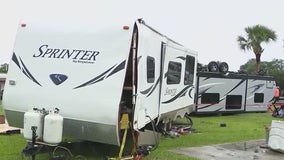 'Devastation': Families lose homes after high winds flip several RVs in Cocoa