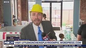 Drew stops by the Little   Munchkins Playroom in Port Richmond
