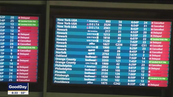 Volunteers collecting donations for federal TSA workers
