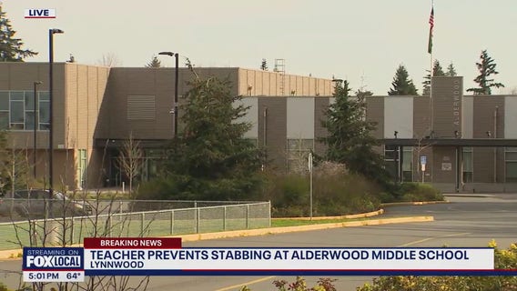 Attempted stabbing at WA middle school thwarted by teacher