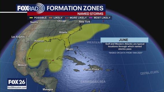 Expected heavy rain to Houston-area