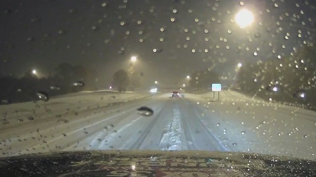 FOX 35 Thunder Truck tracks snow for the first time in rare Florida winter storm