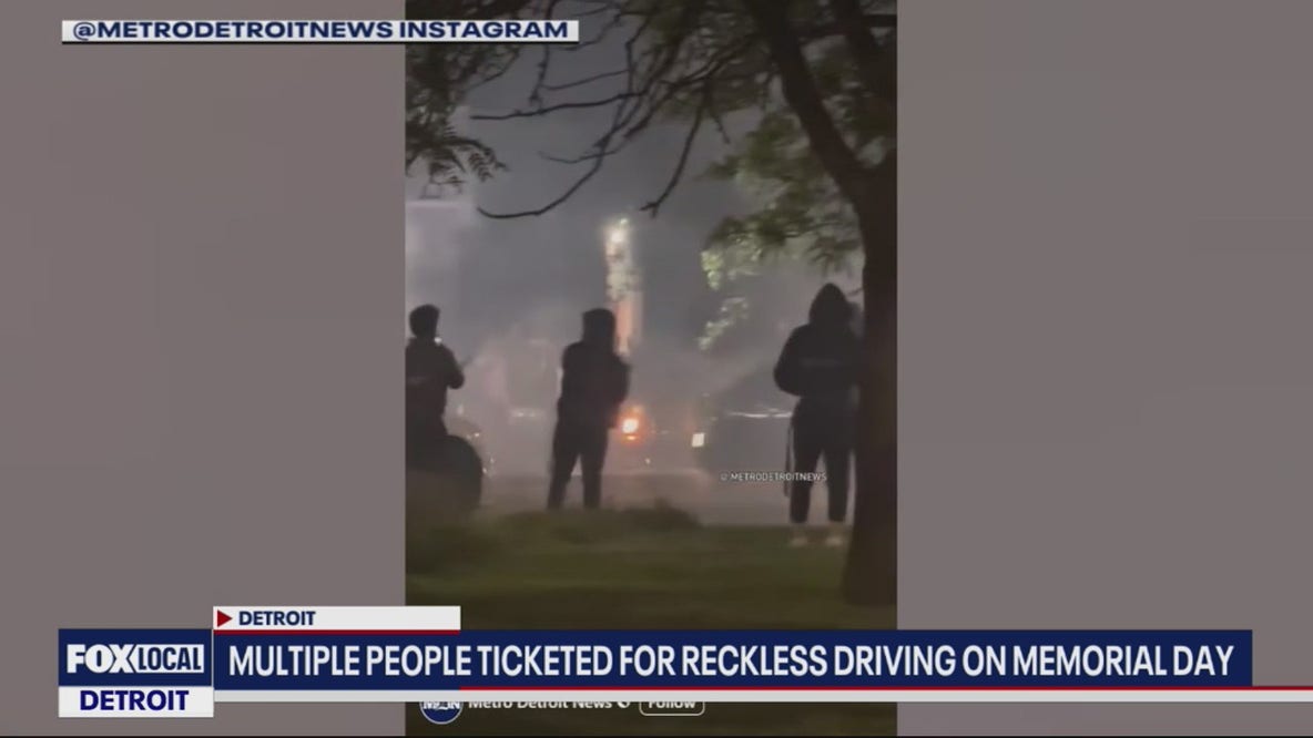 Drifting or organized crime? Detroit police say dozens ticketed for reckless driving