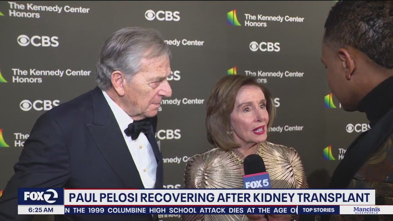 Paul Pelosi receives kidney transplant from daughter