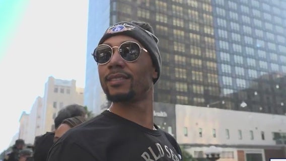 Mookie Betts celebrates another title