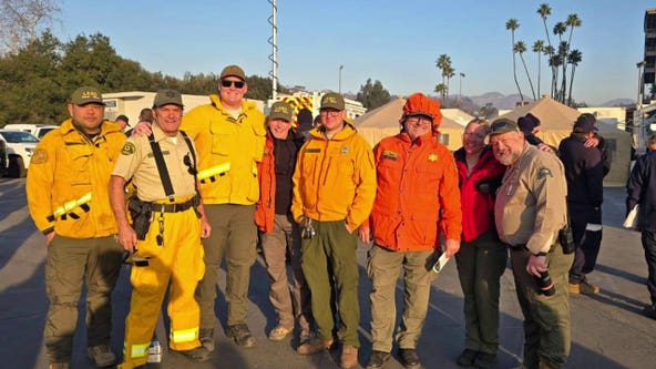 Santa Clarita search and rescue help with LA fires