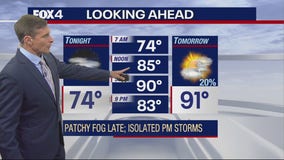 Dallas Weather: July 24 overnight forecast