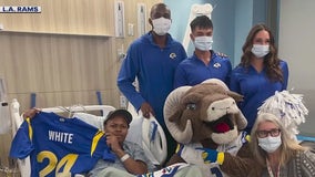 LA Rams surprise teen battling cancer