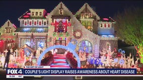 Touching story behind couple's massive lights display