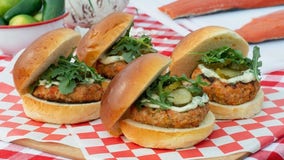 Chadwick Boyd's wild salmon burgers