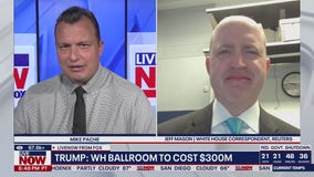 Trump takes on reporter over $300 million ballroom