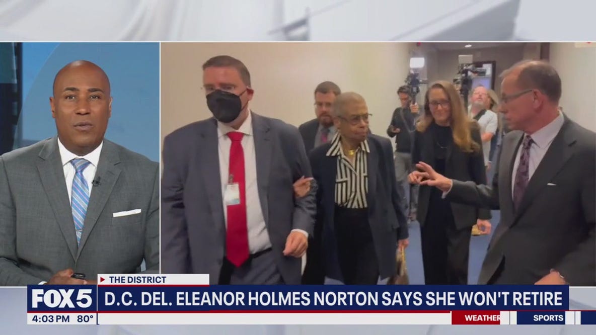 D.C. Del. Eleanor Holmes Norton says she is not stepping down