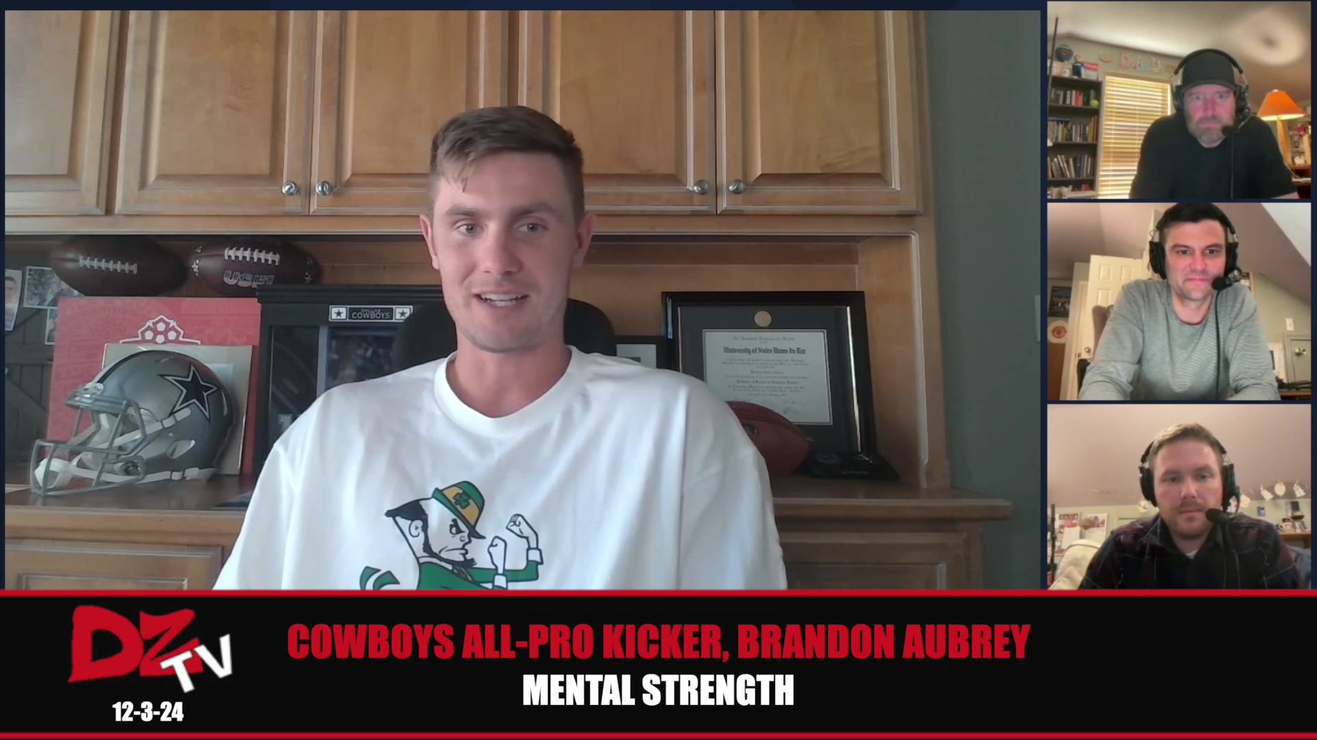 Brandon Aubrey on mental strength and hotel stays | DZTV