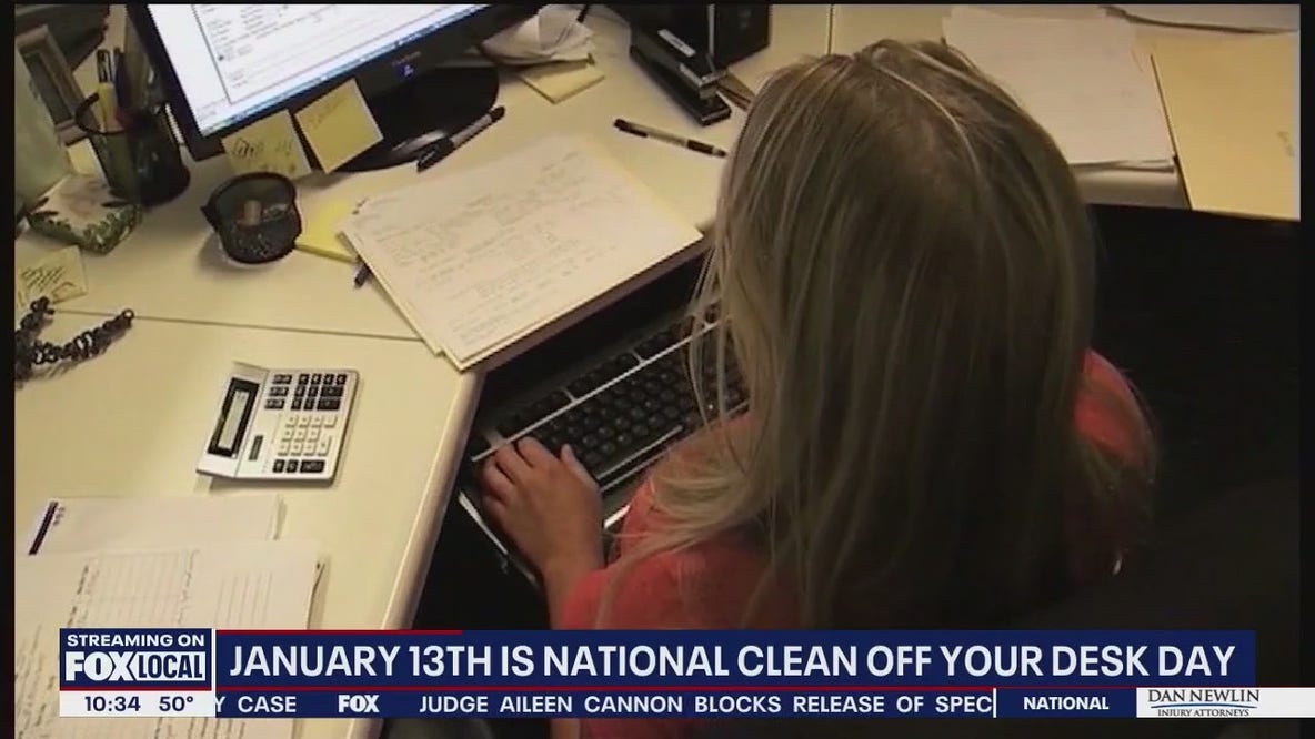 January 13th is National Clean Off Your Desk Day