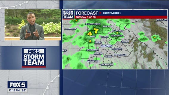 Tuesday afternoon weather forecast