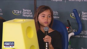 Shark bite survivor's family, TGH doctors discuss 9-year-old's recovery: 'She's done a fantastic job'