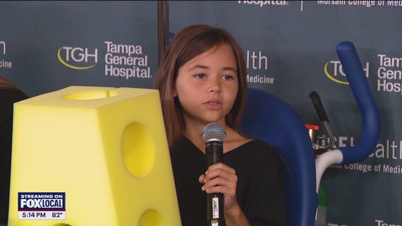 Shark bite survivor's family, TGH doctors discuss 9-year-old's recovery: 'She's done a fantastic job'