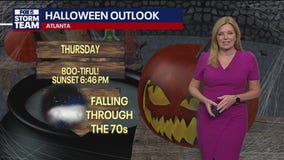 Halloween morning weather forecast