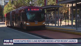Some RapidRide G Line repairs already needed after recent launch