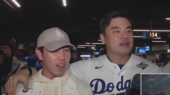 Dodger fans react to World Series win