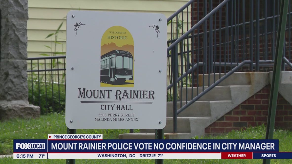 Mount Rainer Police vote 'no confidence' in city manager