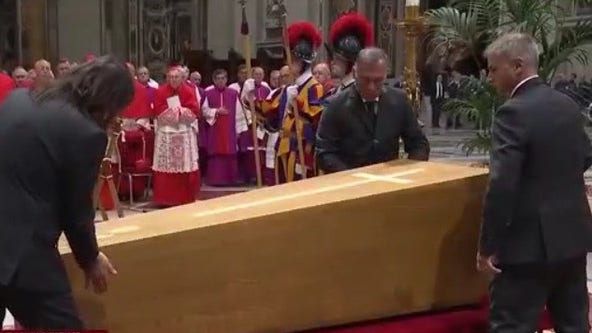 Pope Francis funeral: Church leader laid to rest in Vatican City