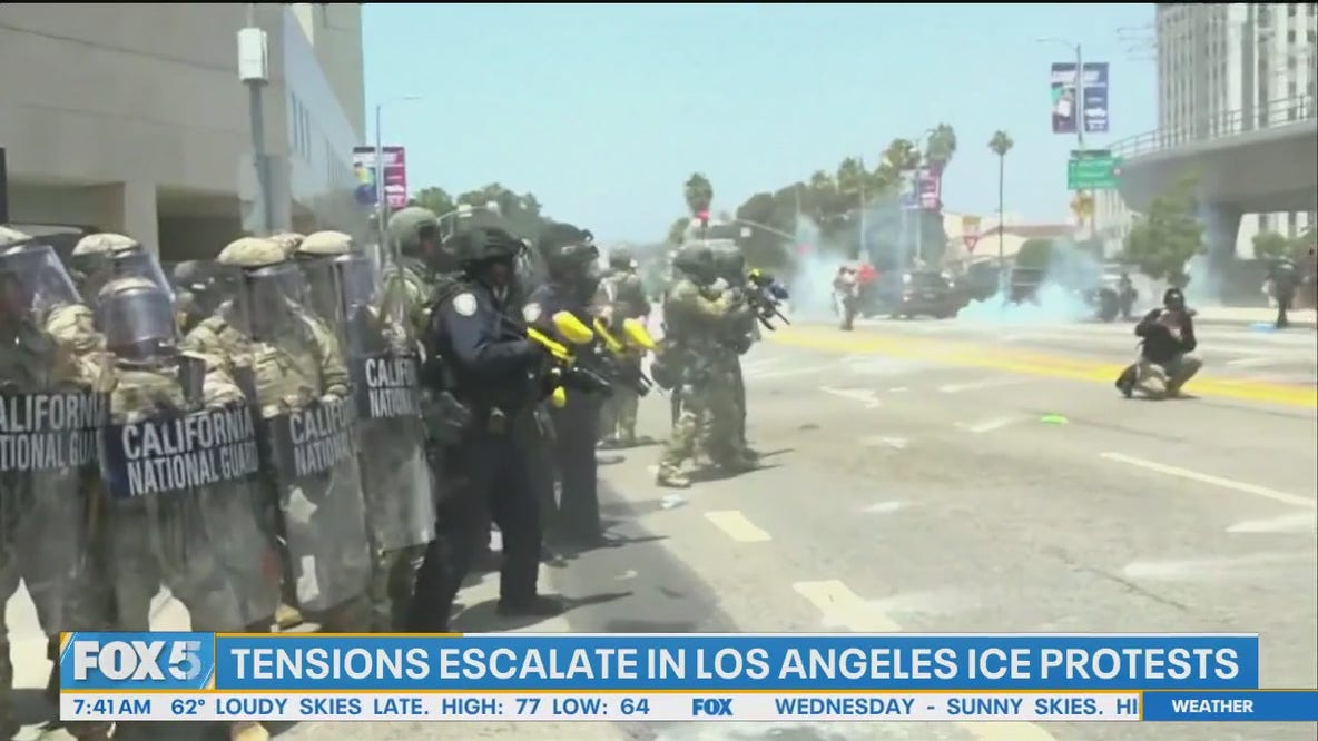LA protest chaos: Dozens of rioters arrested