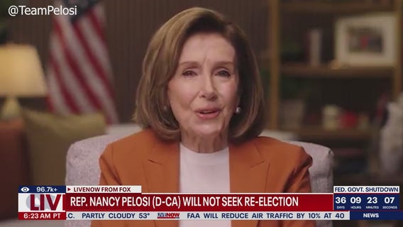 Rep. Nancy Pelosi announces retirement
