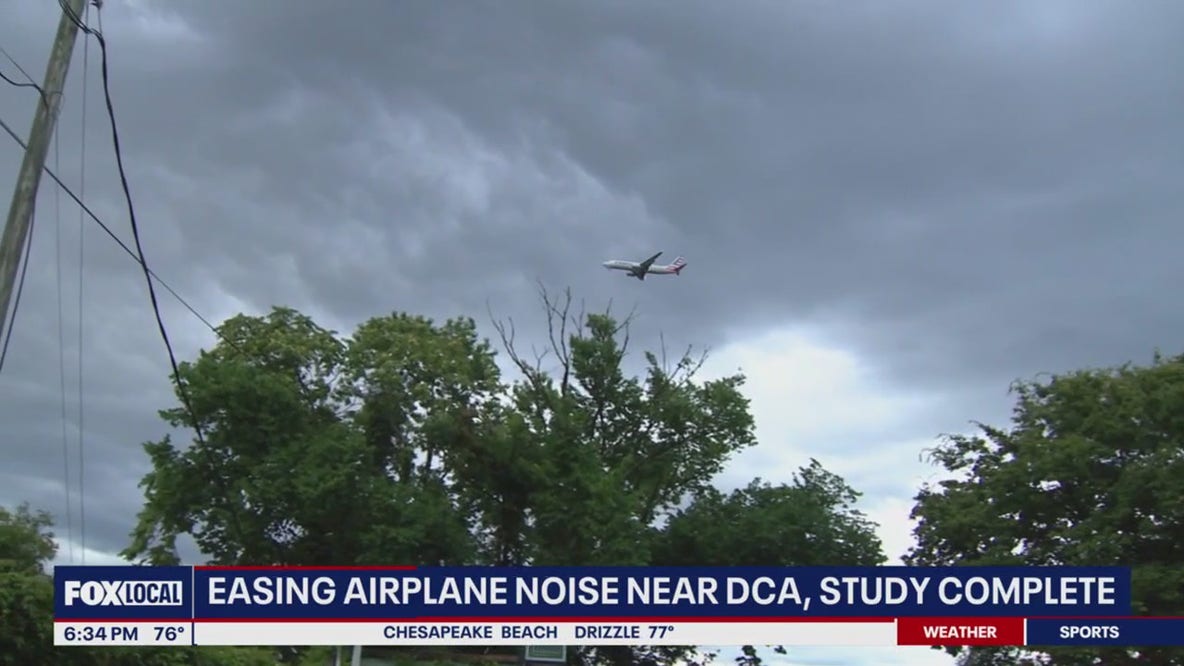 Year-long study on airplane noise near DCA wraps up