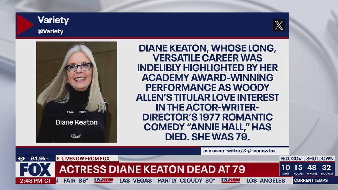 Diane Keaton's family reveals her cause of death