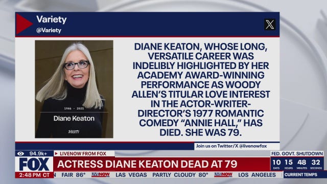 Diane Keaton's family reveals her cause of death