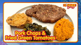 Dinner DeeAs: Pork Chops &  Fried Green Tomatoes