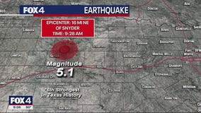 West Texas feels of state's strongest earthquakes ever