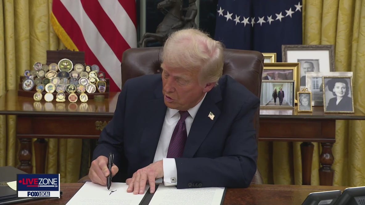 President Trump's approval ratings fall in first 100 days