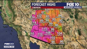 Arizona weather forecast: Temperatures begin to rise, bringing slightly higher chances for storms