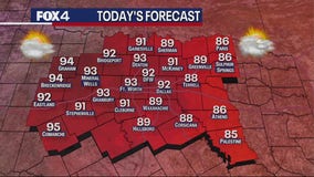 Dallas weather: July 27 morning forecast