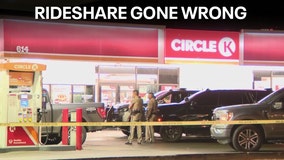 1 person shot in the leg during rideshare service