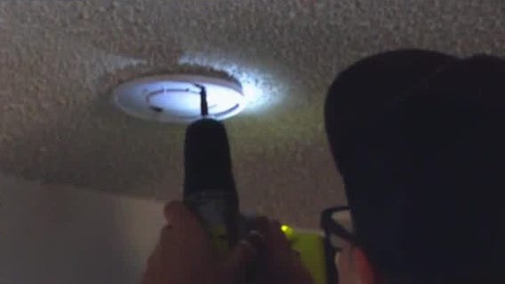 Local fire department installs free smoke alarms for resident